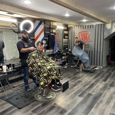 Fade away barber shop - Fade Away Barber Shop specializes in urban and rural haircuts. Fades, temp fades, flat tops, mohawks, designs, bigen/color dyes, afros, comb overs, trim and hot lather shaves. Their design is …